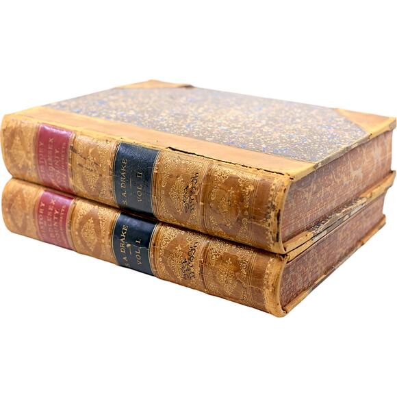 History of MIddlesex County Massachusetts Vols 1 & 2 by S.A. Drake [Set of 2] - Picture 2 of 16